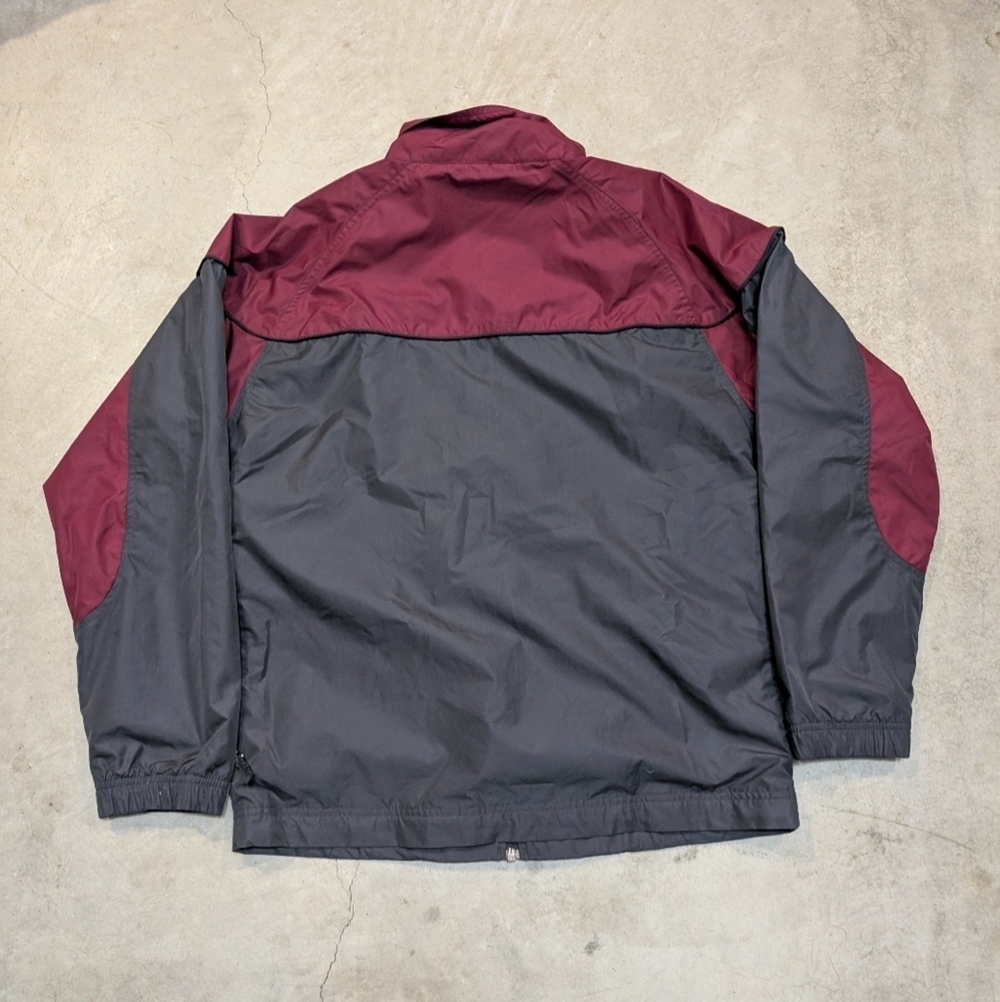 VTG 90s Nike Track Jacket Mens S Red Gray Full Zip - Picture 5 of 8